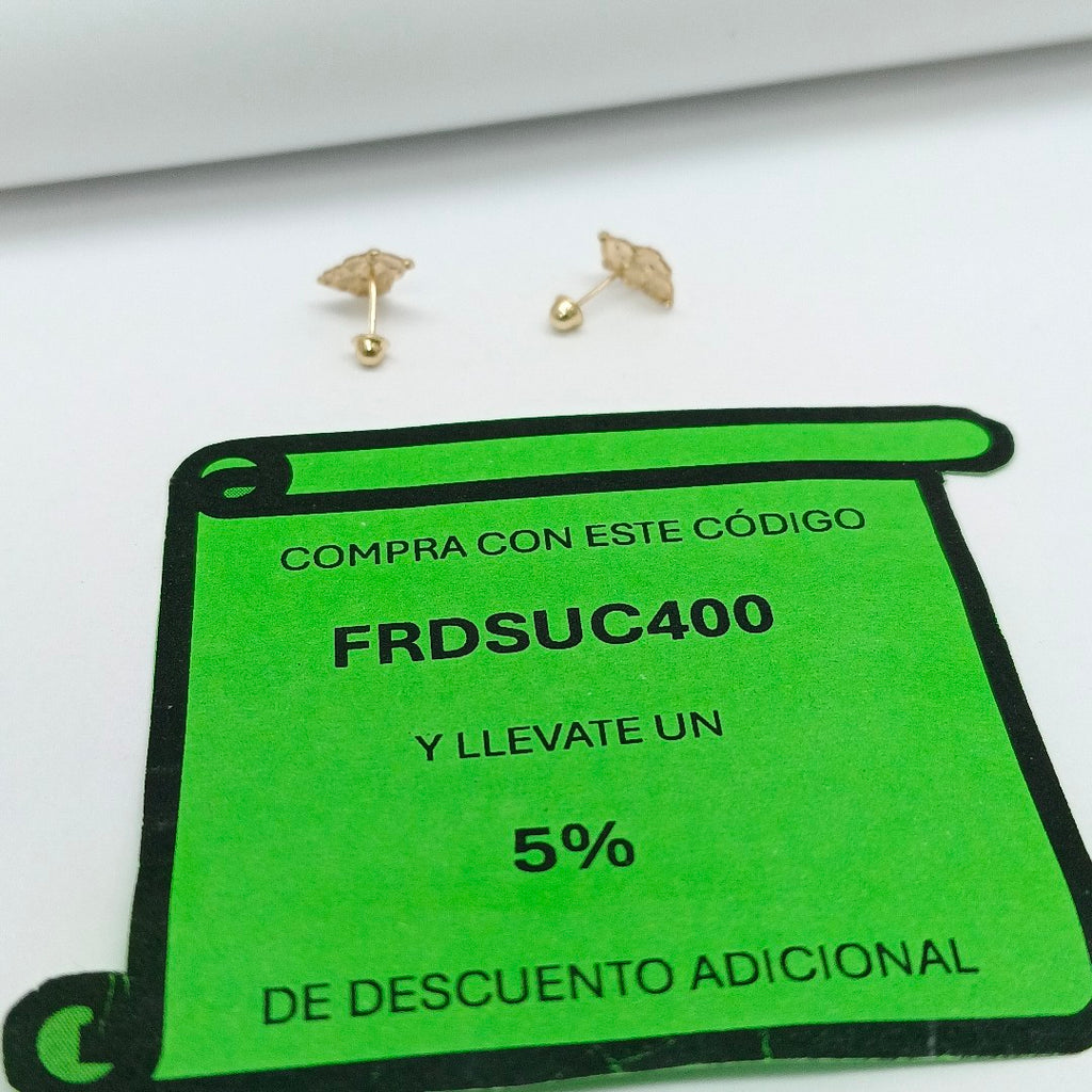 BROQUELES BROQUEL FIG CAPIBARA 14K 0.2657 GR (NUEVO)