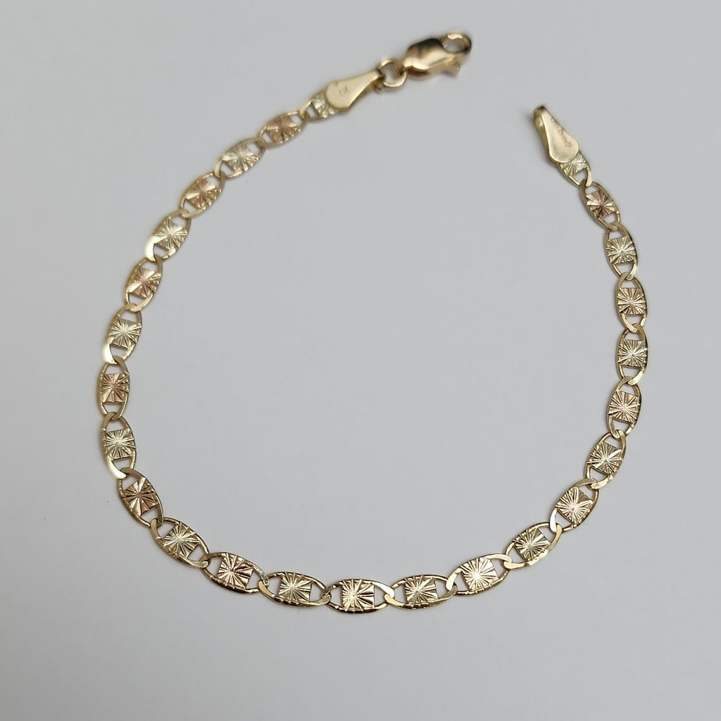 PULSERA GUCHI 14K 18 CM 3.1 GR (NUEVO)