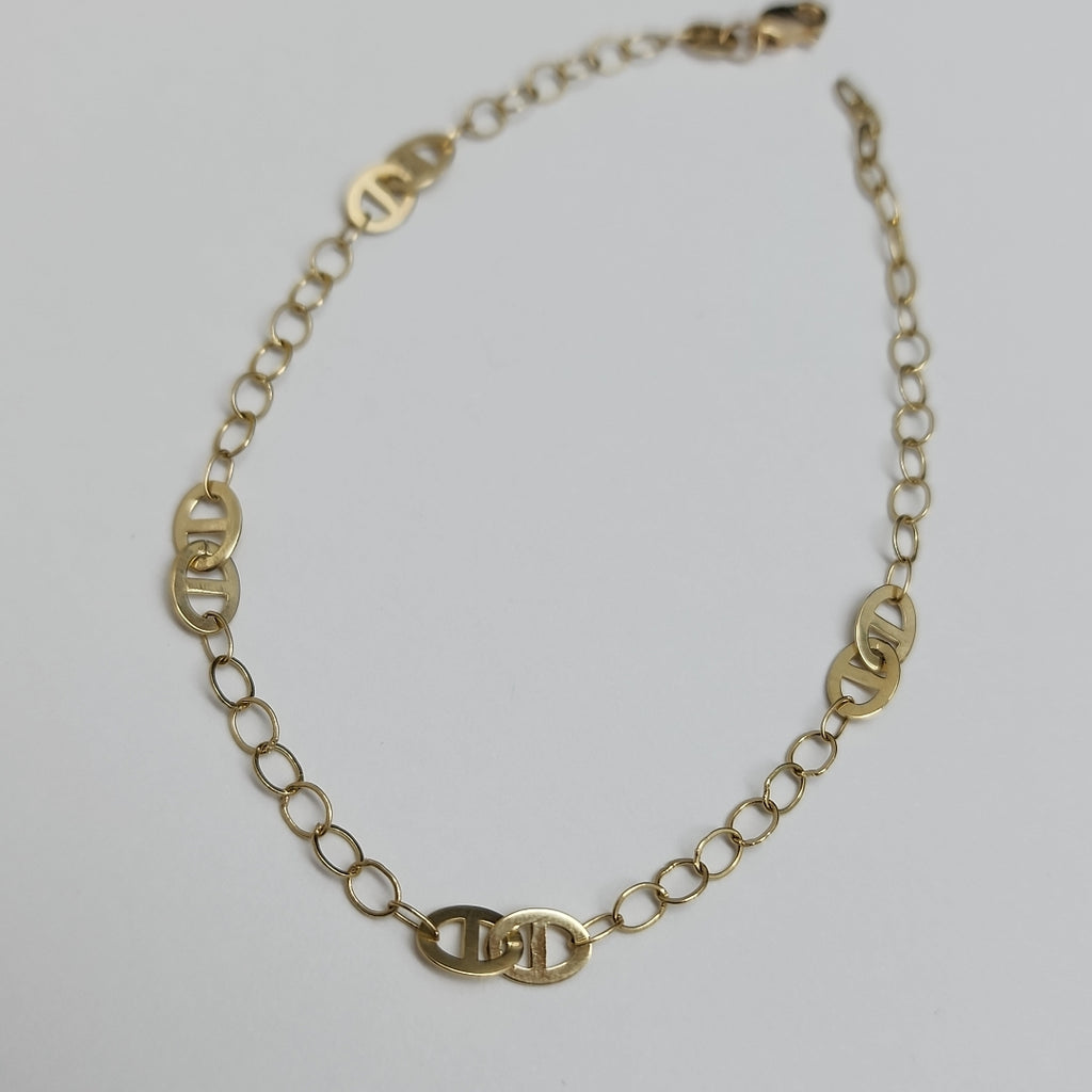 PULSERA ESPECIAL 14K 21 CM 1.9 GR (NUEVO)