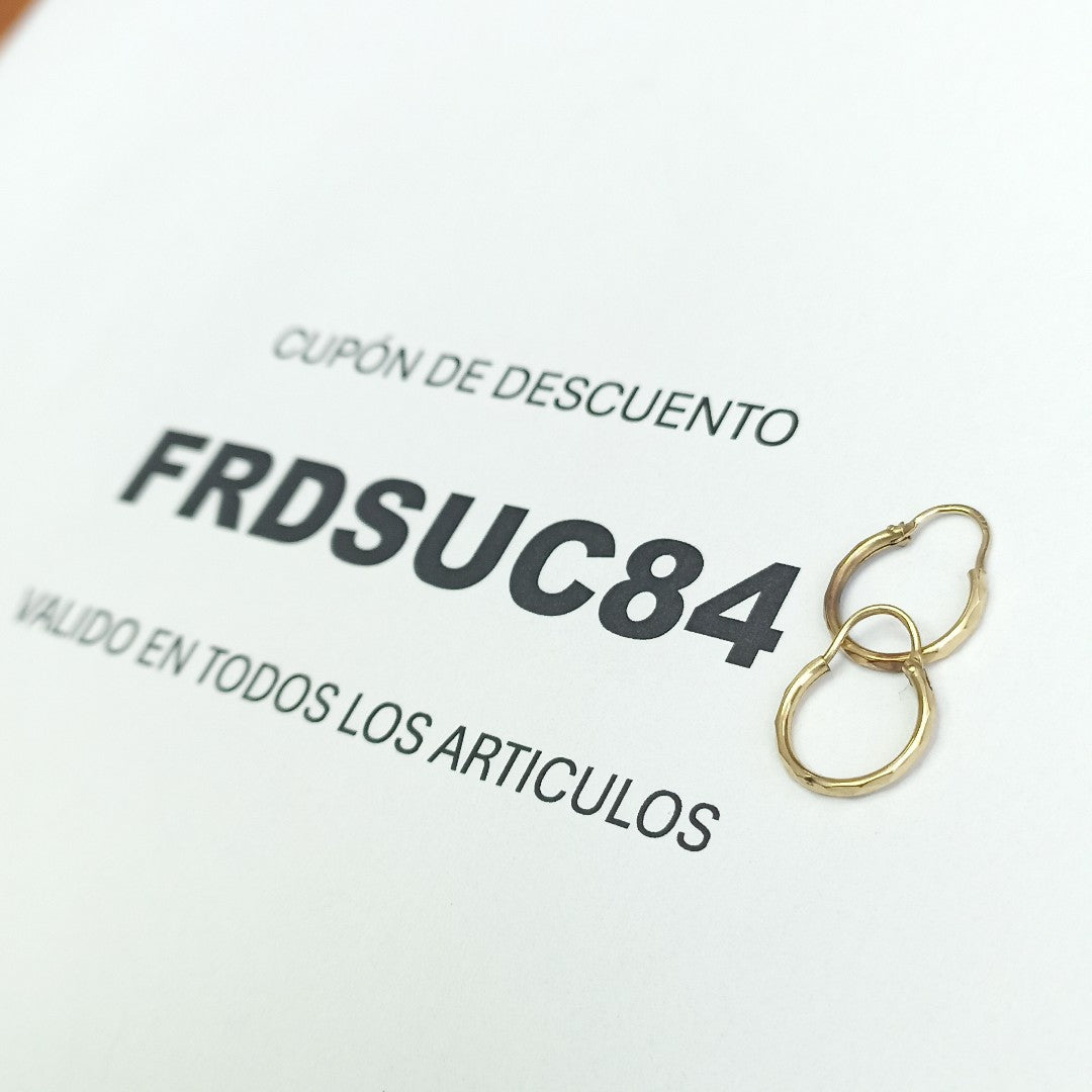 ARRACADAS PAR ORO 10 K 0.5 GRMS (SEMINUEVO)