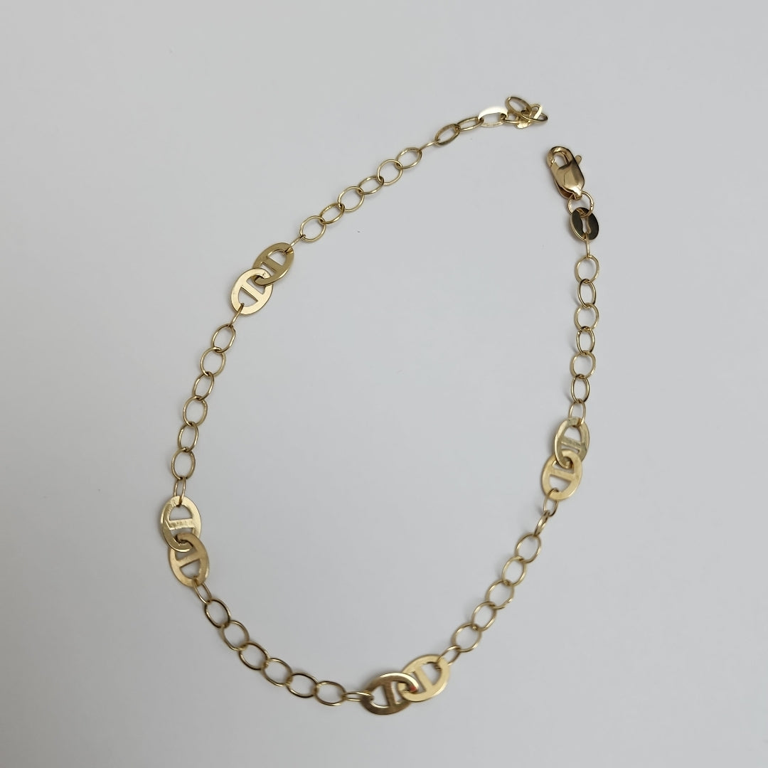 PULSERA ESPECIAL 14K 21 CM 1.9 GR (NUEVO)