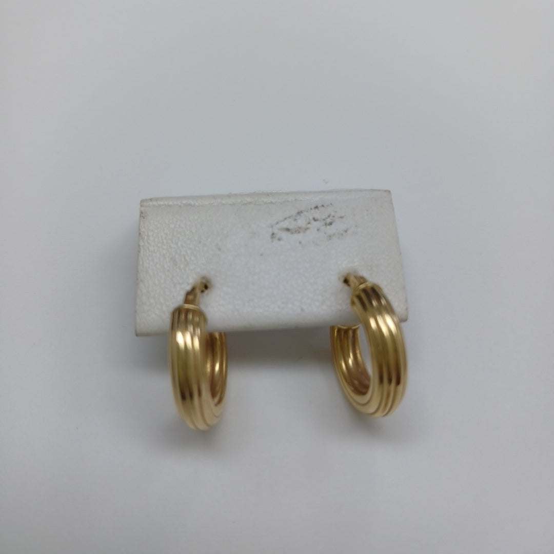 ARRACADAS PAR ORO 14 K 1.6 GRMS (SEMINUEVO)