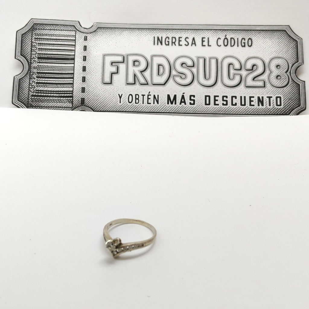 ANILLITO ORO BLANCO 14 K 2,20 GRMS (SEMINUEVO)