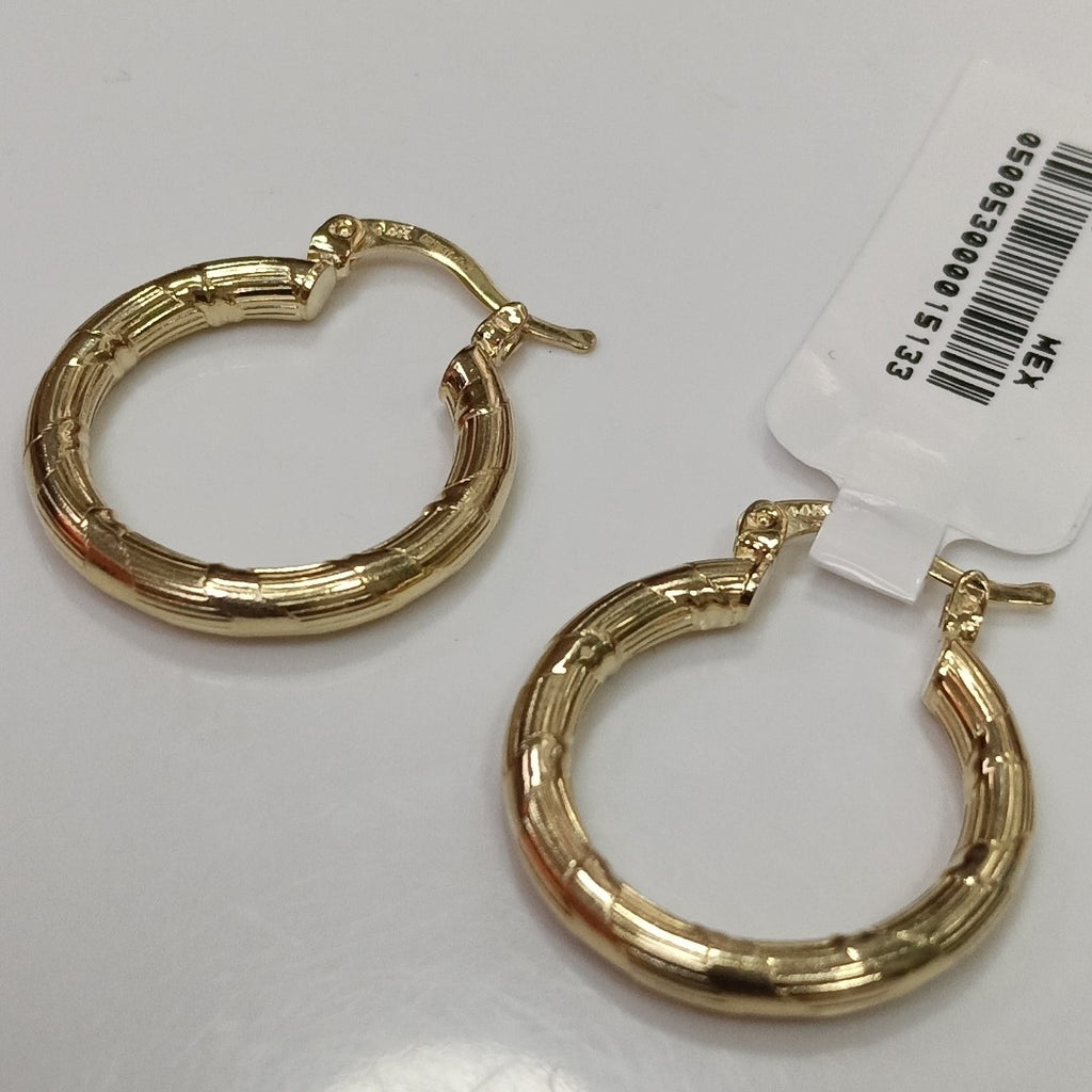 ARETES ARRACADAS 14K 2.6 GR (NUEVO)