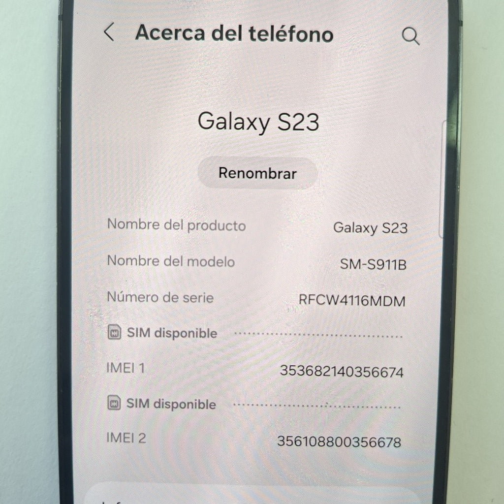 CELULAR SAMSUNG GALAXY S23 SM-S911B 256 GB 8 GB RAM (SEMINUEVO)