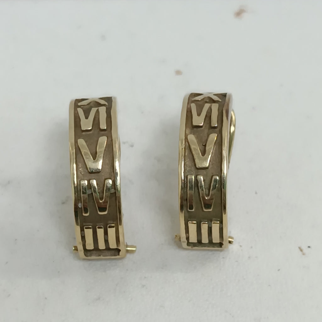 ARETES PAR ORO 14 K 6.1 GRMS (SEMINUEVO)