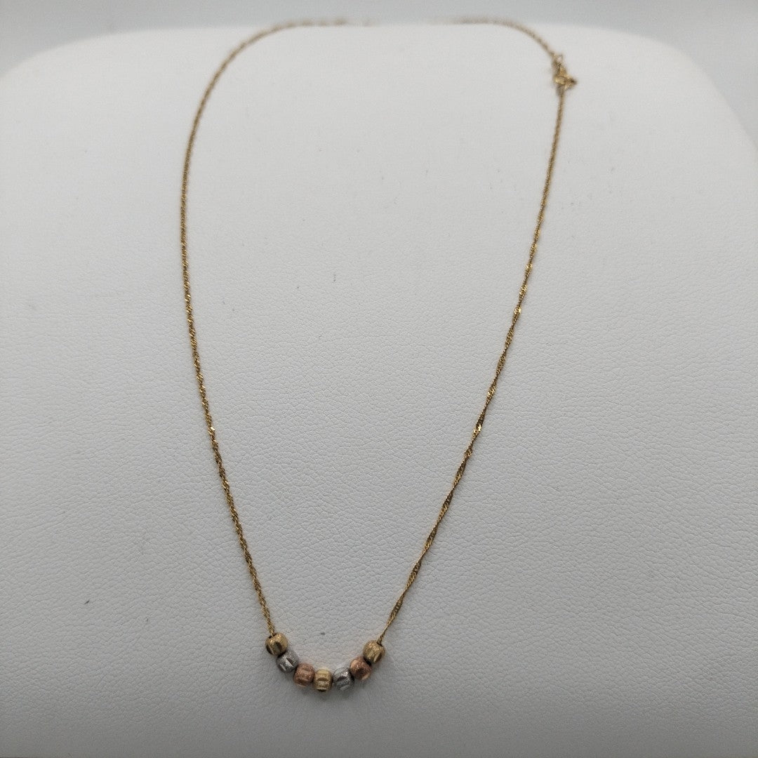 CADENA ORO 14 K 1,30 GRMS (SEMINUEVO)