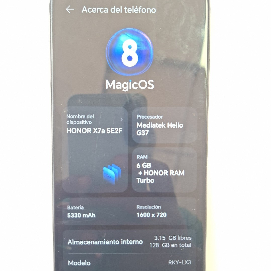 CELULAR HONOR X7A RKY-LX3 (2023) 128 GB 6 GB RAM (SEMINUEVO)