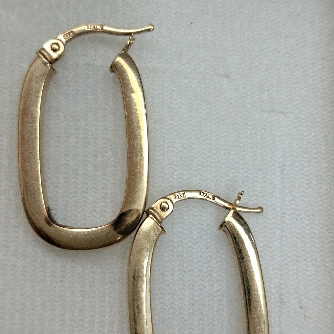 ARRACADAS PAR ORO 14 K 2.5 GRMS (SEMINUEVO)