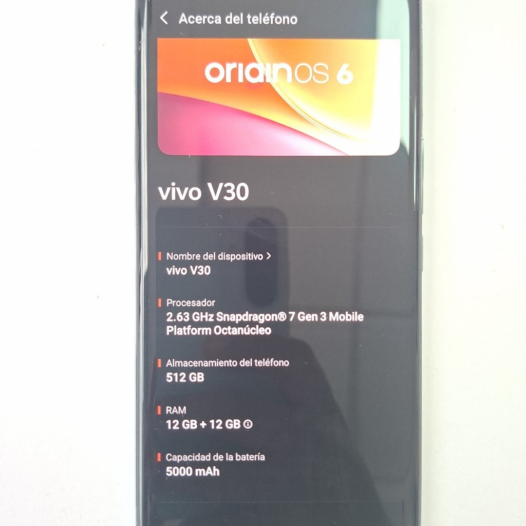 CELULAR VIVO V30 V2318 (2024) 512 GB 12 GB RAM (SEMINUEVO)