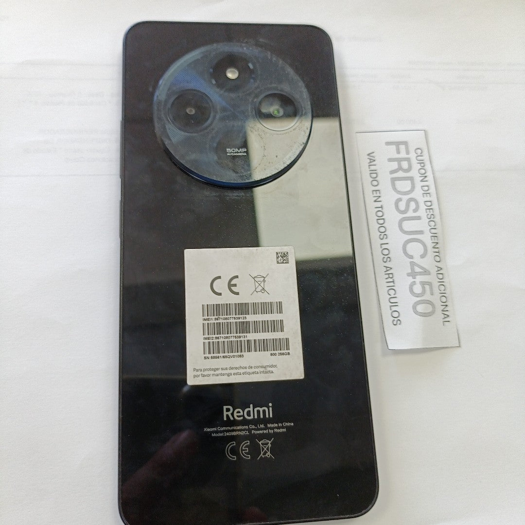 CELULAR XIAOMI REDMI 14C 2409BRN2CL (2024) 256 GB 8 GB RAM (SEMINUEVO)