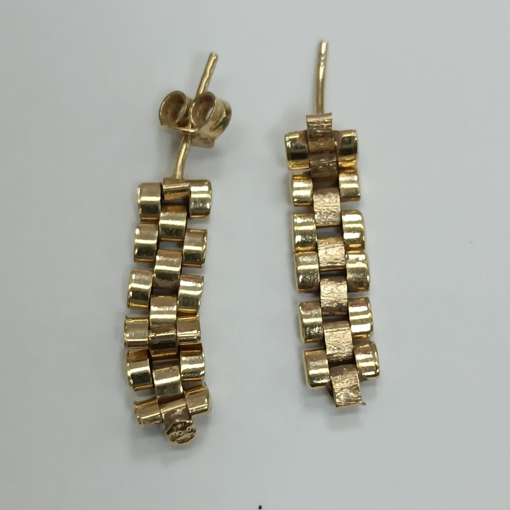 ARETES PAR ORO 14 K 2.2 GRMS (SEMINUEVO)