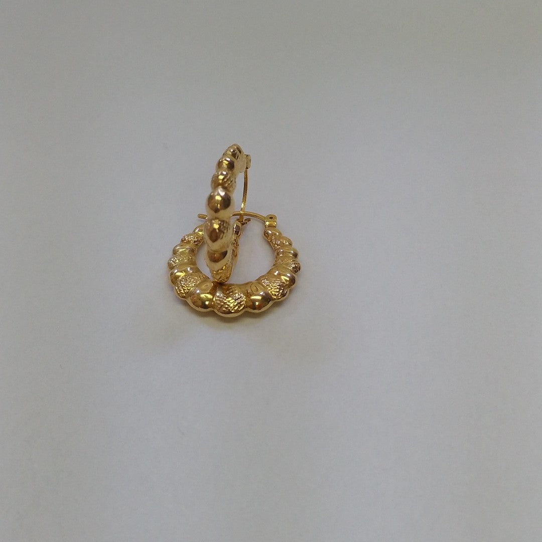 ARRACADAS PAR ORO 14 K 3.2 GRMS (SEMINUEVO)