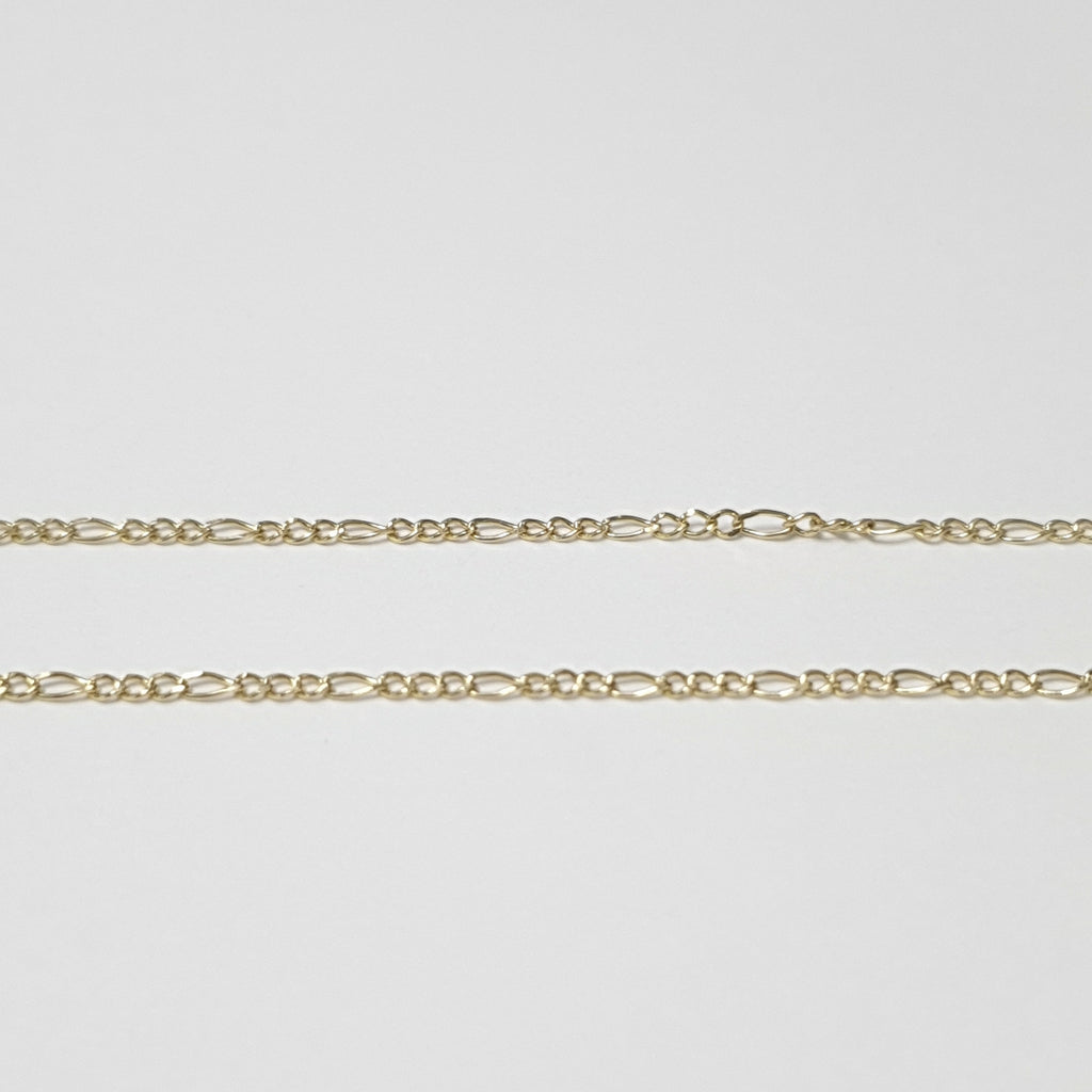 CADENAS TEJIDO 3X1 ORO 10K 55 CM 1.4 GR (NUEVO)