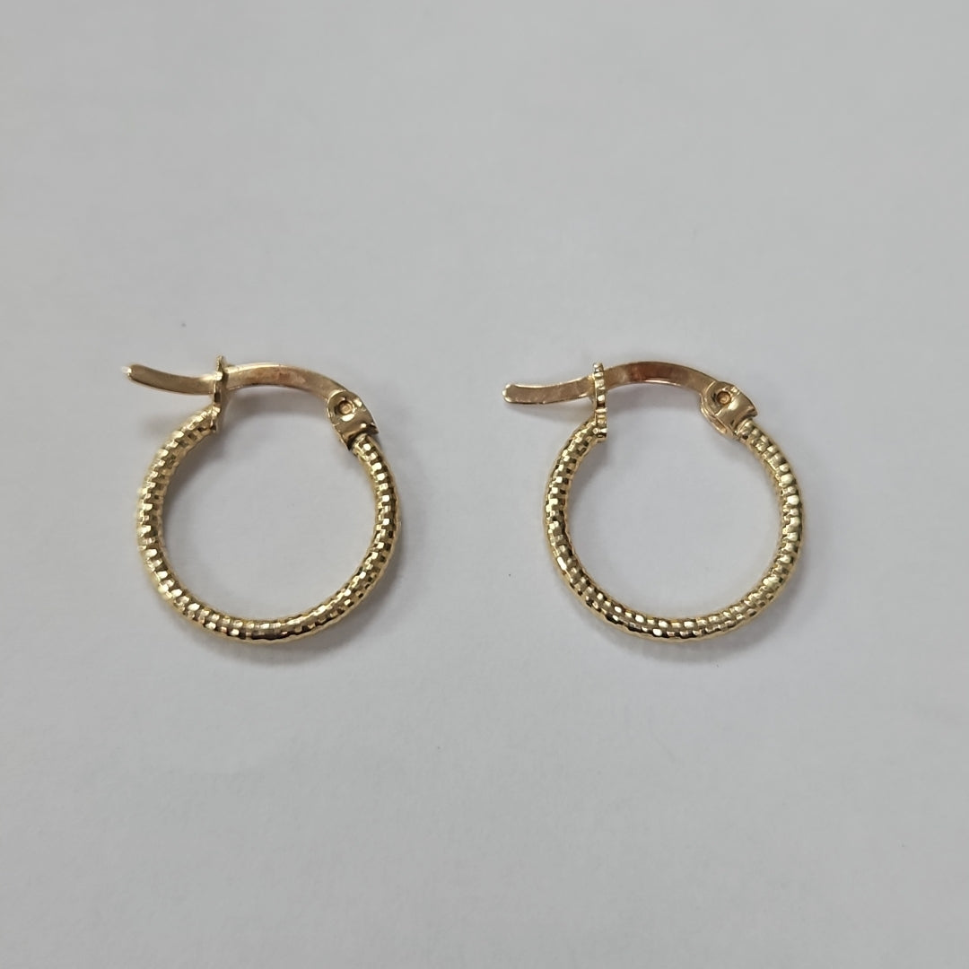ARRACADAS PAR ORO 10 K 1.1 GRMS (SEMINUEVO)