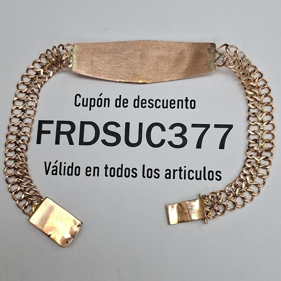 ESCLAVA ORO 10 K 9.9 GRMS (SEMINUEVO)
