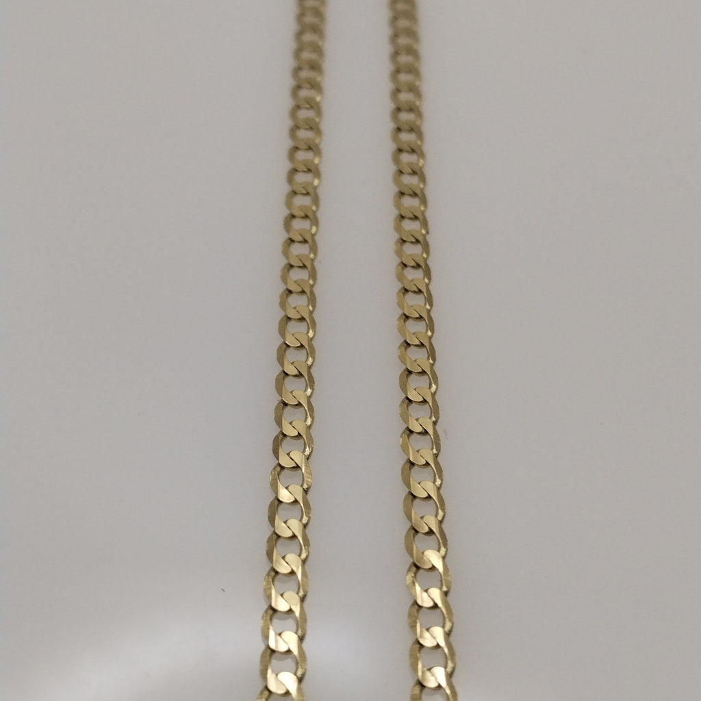 CADENA TEJIDO BARBADA 14K 60 CM 8.9 GR (NUEVO)