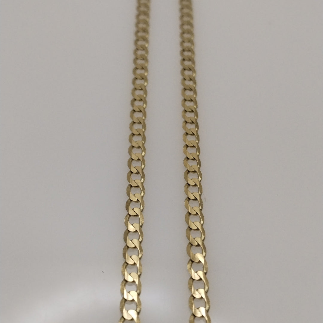 CADENA TEJIDO BARBADA 14K 60 CM 8.9 GR (NUEVO)