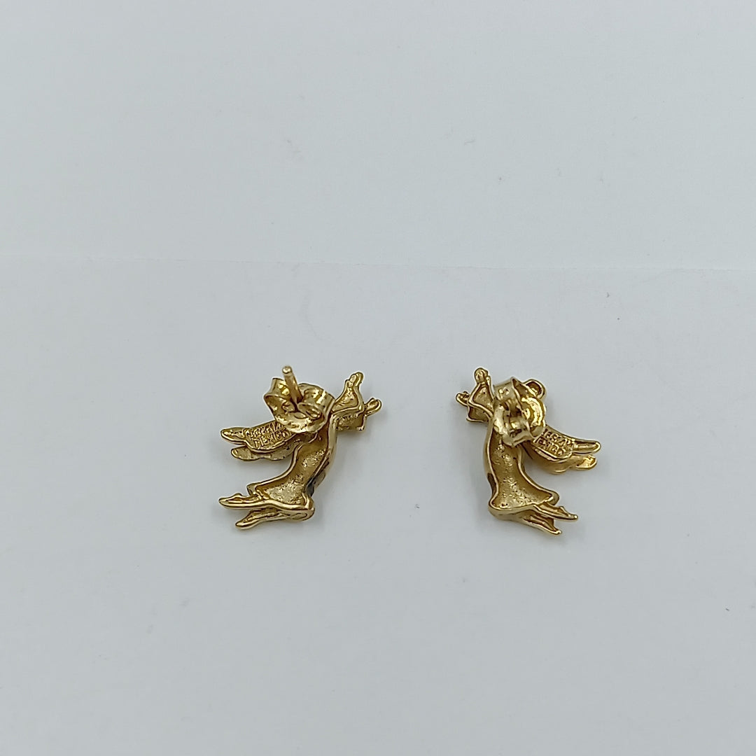 ARETES PAR ORO 14 K 2,80 GRMS (SEMINUEVO)