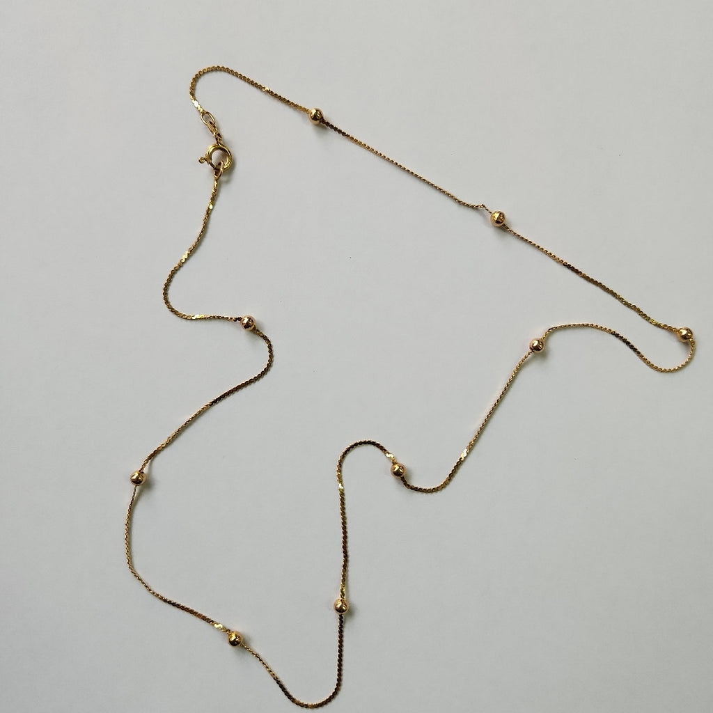 GARGANTILLA ORO 14 K 3,50 GRMS (SEMINUEVO)
