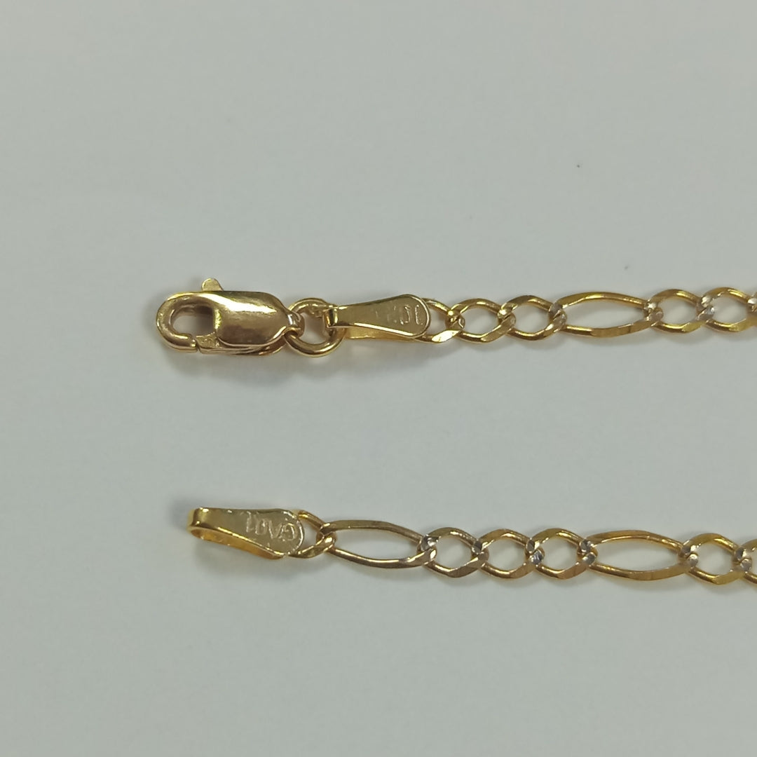 PULSERA ORO, RODIADO 10 K 1.7 GRMS (SEMINUEVO)