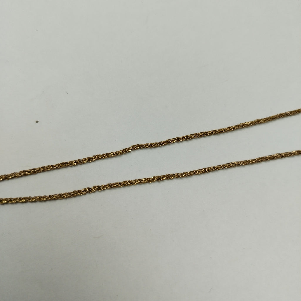 CADENA, CRUZ ORO 14 K 3.8 GRMS (SEMINUEVO)