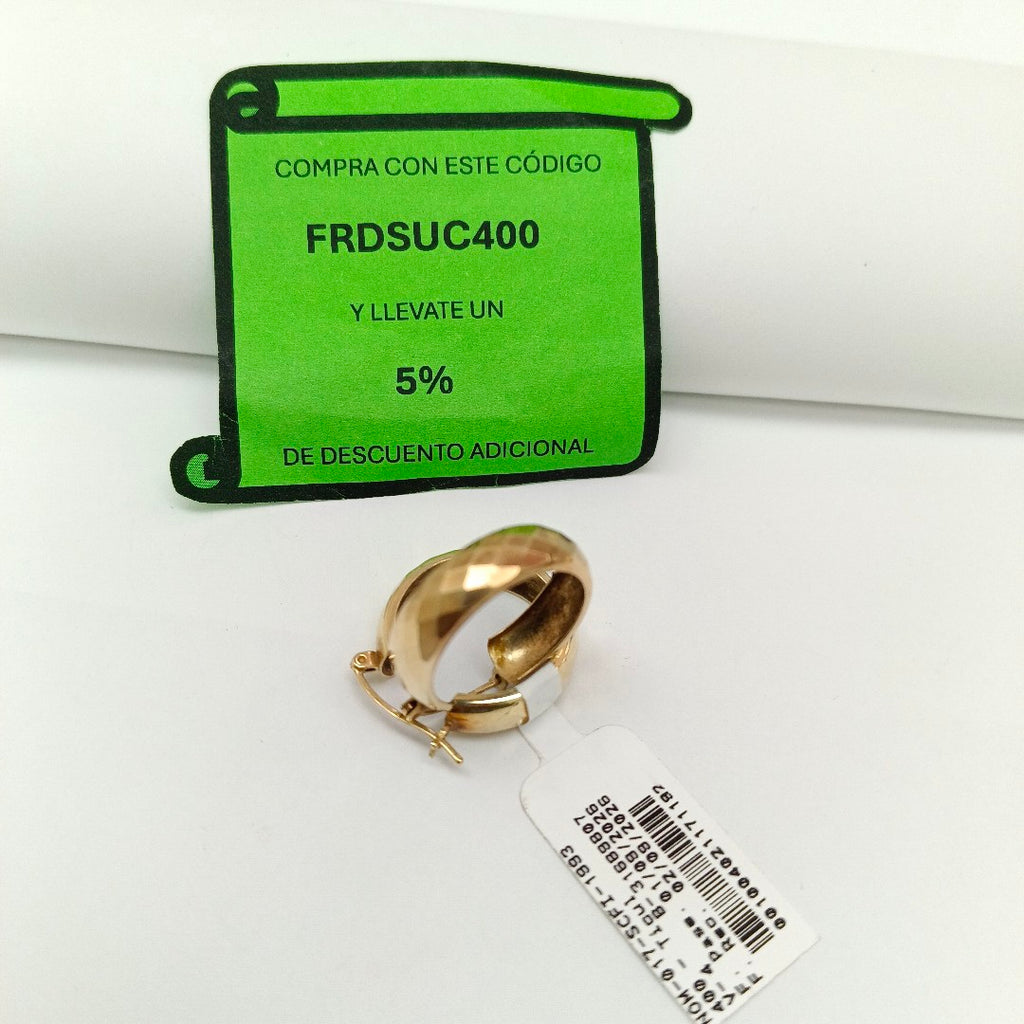 ARRACADAS PAR ORO 10 K 2.3 GRMS (SEMINUEVO)