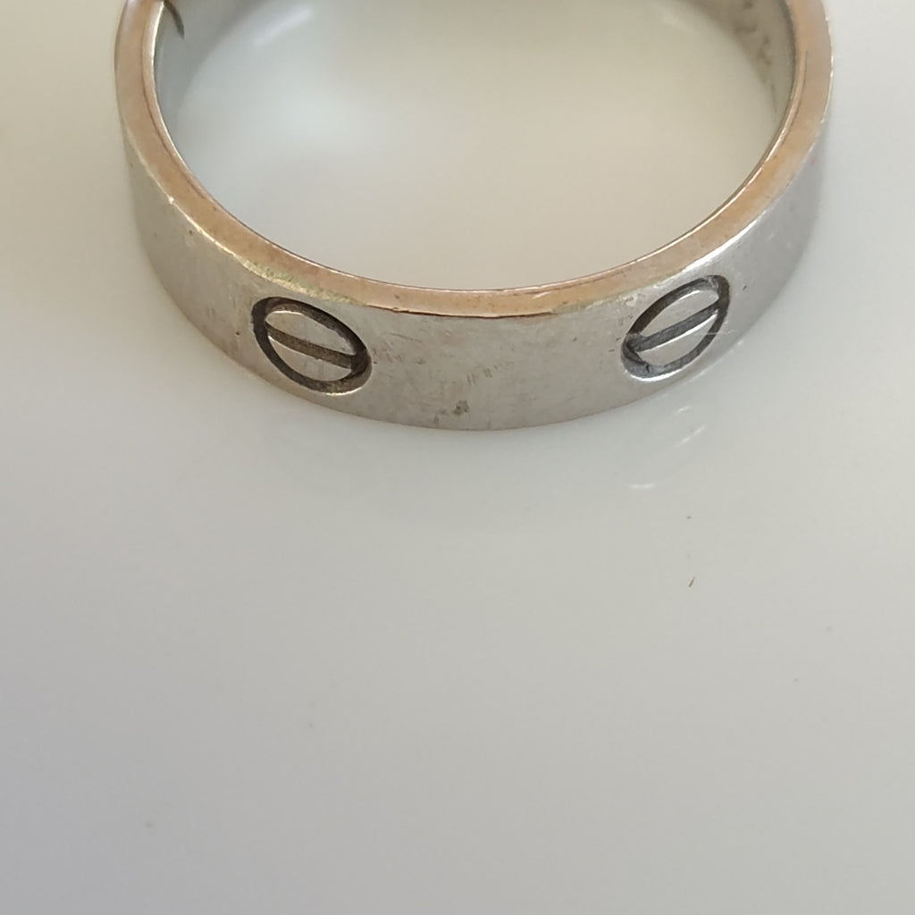 ARGOLLA ORO, ORO BLANCO 14 K 5.5 GRMS (SEMINUEVO)