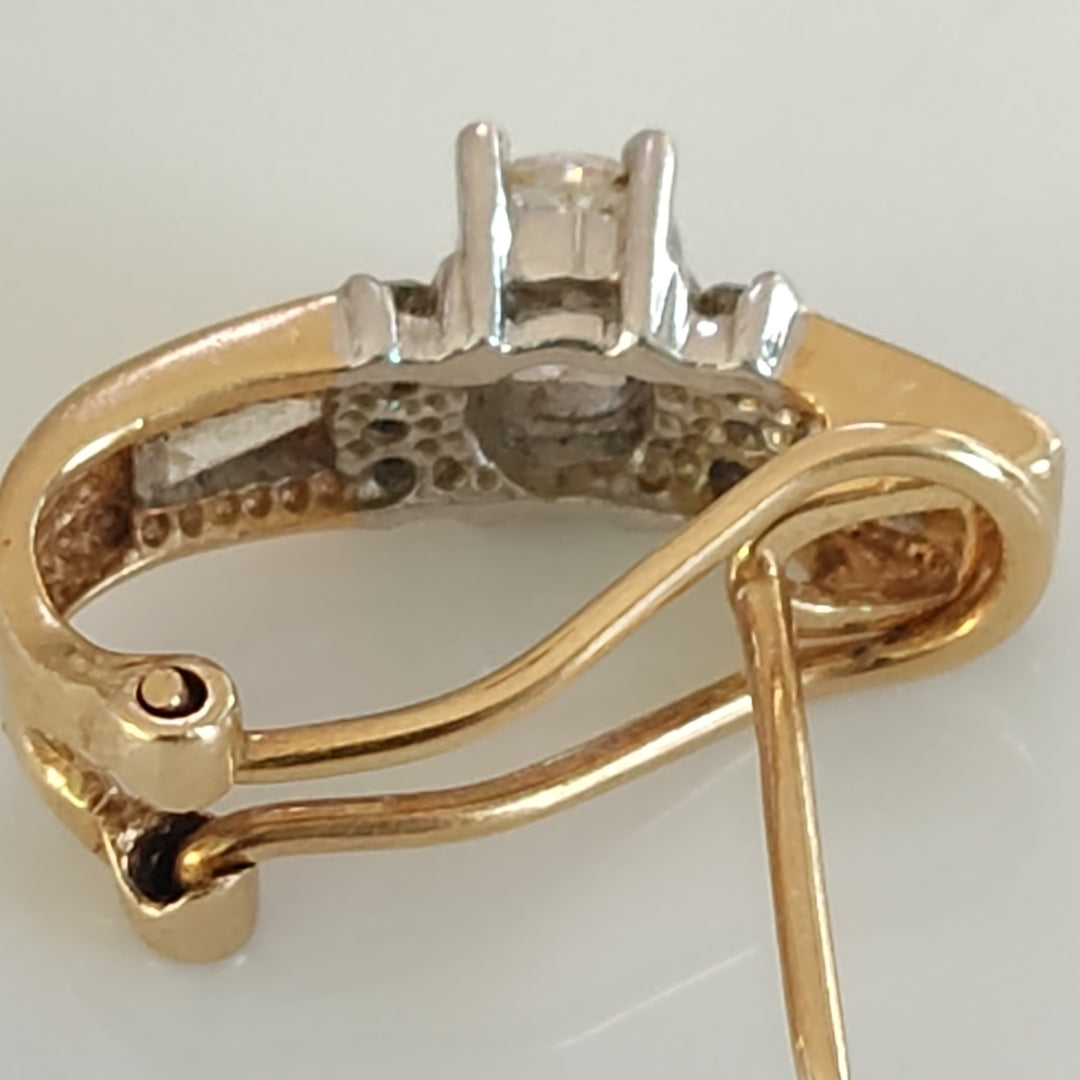 ARETES PAR ORO 14 K 4,80 GRMS (SEMINUEVO)