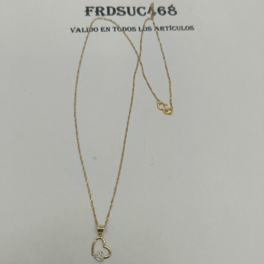 CADENA, DIJE ORO 10 K 1.6 GRMS (SEMINUEVO)