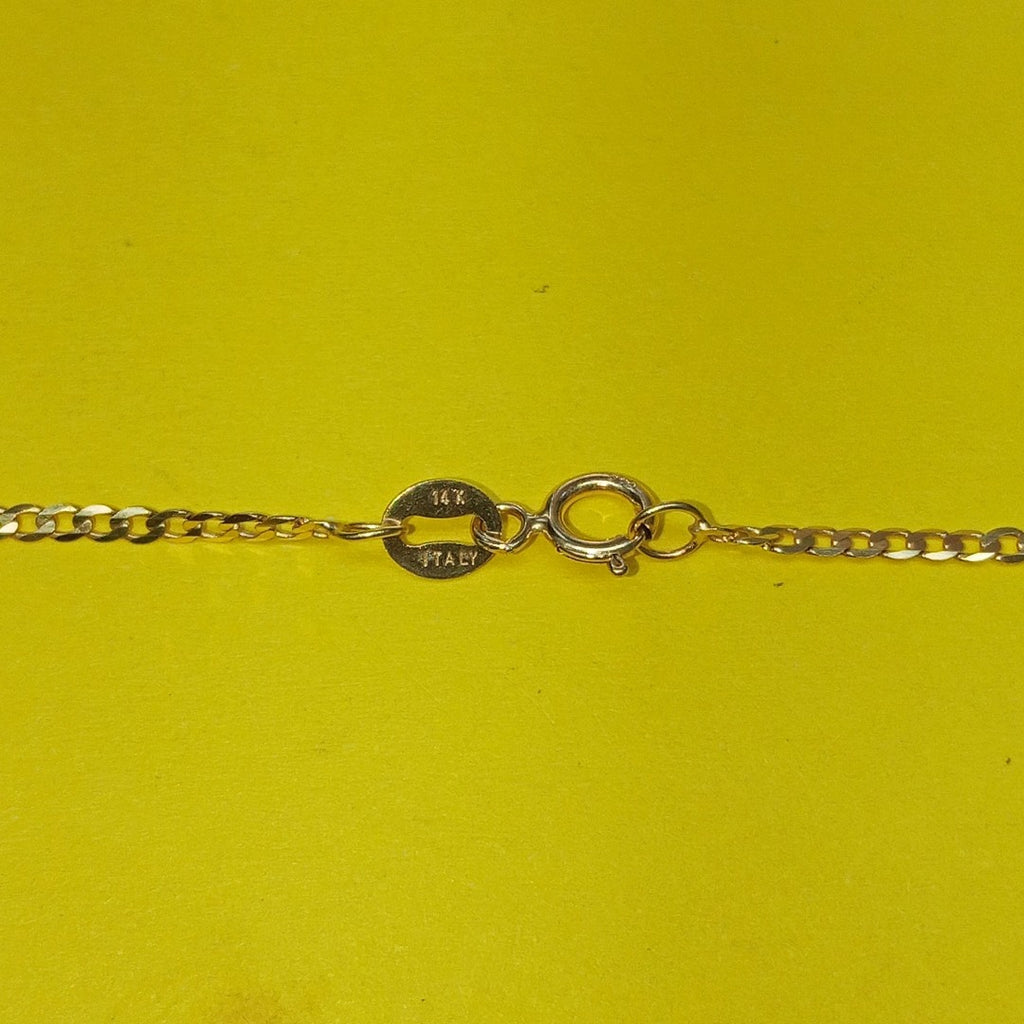 CADENAS BARBADA AMARILLA ORO 14K 1.9 (NUEVO)