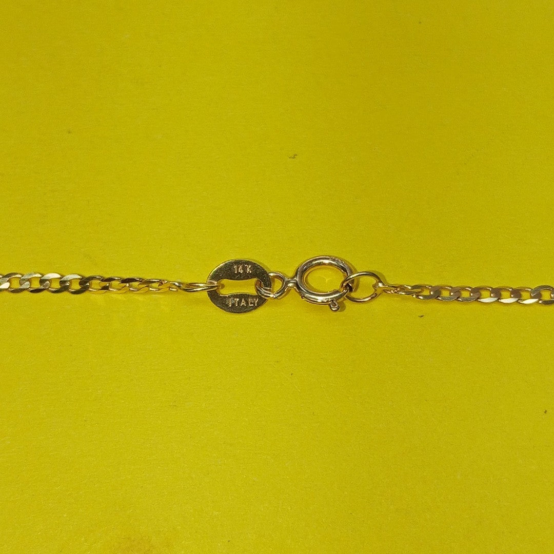 CADENAS BARBADA AMARILLA ORO 14K 1.9 (NUEVO)