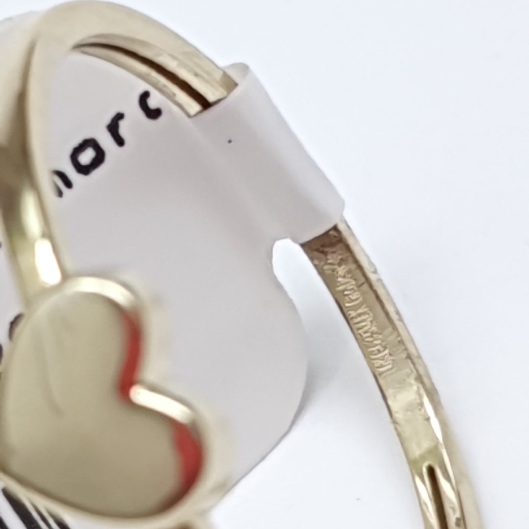 ANILLOS ANILLITO FIG CORAZON 10K TALLA 8 1.2 GR (NUEVO)