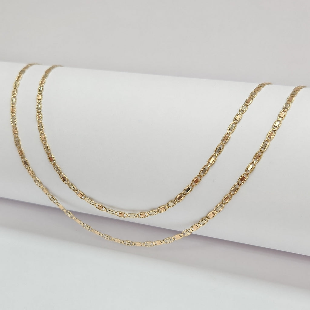 CADENA ORO, ORO COMBINADO 10 K 3.9 GRMS (SEMINUEVO)