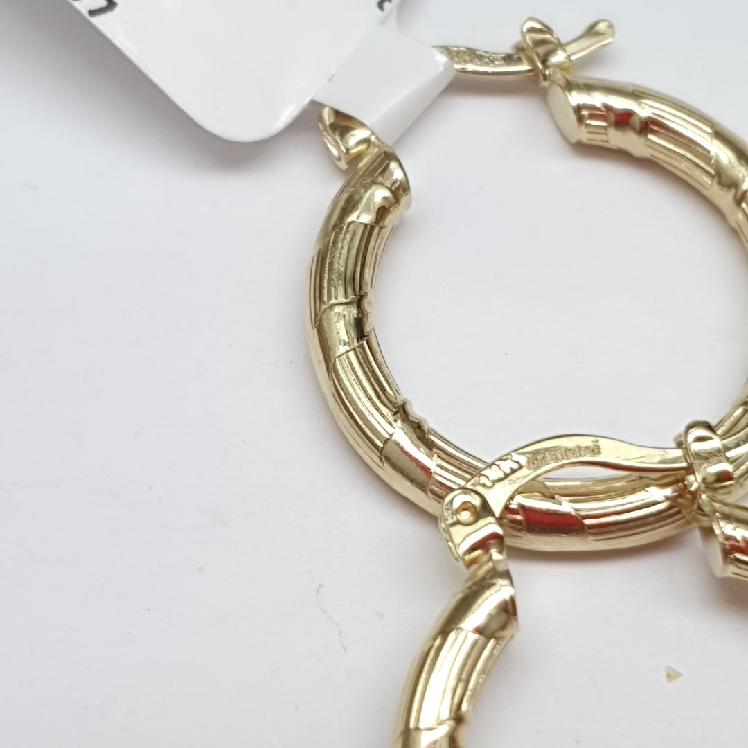 ARETES ARRACADAS 14K 2.7 GR (NUEVO)