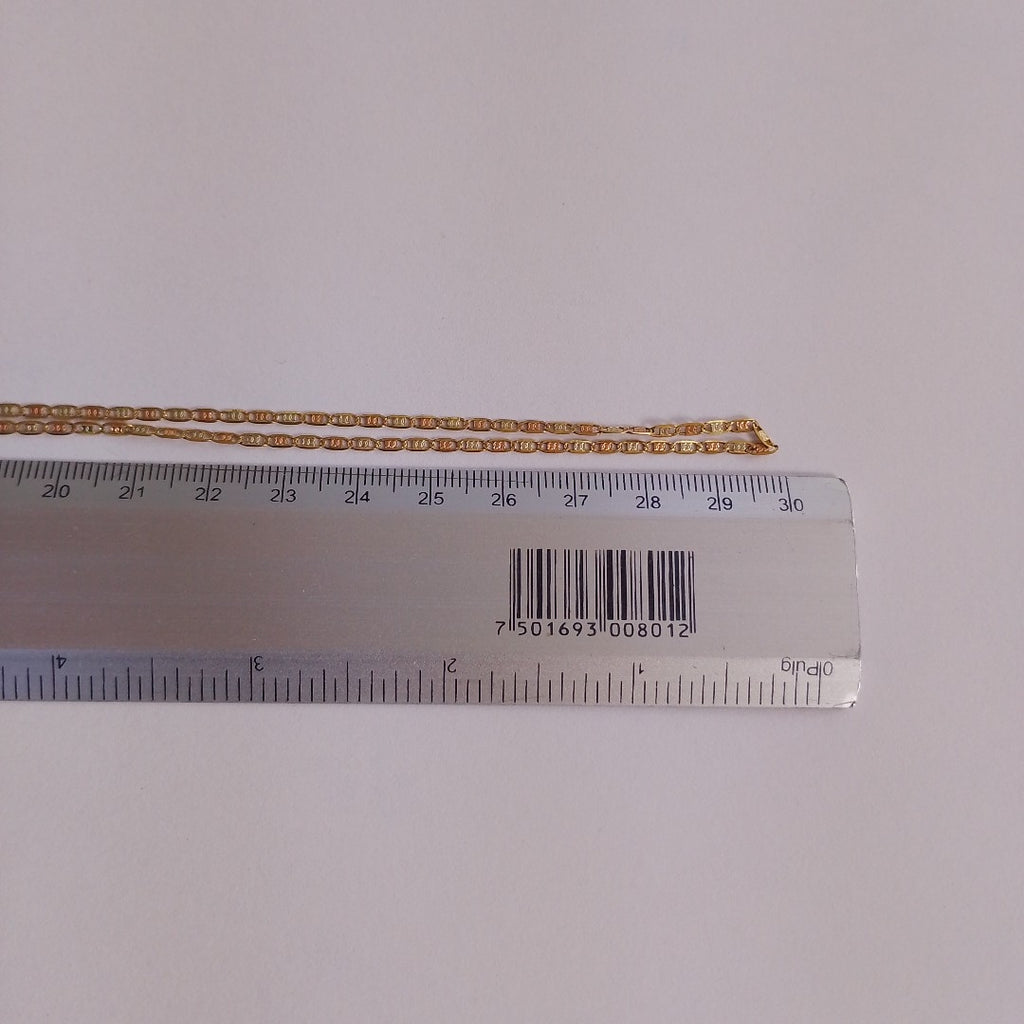 CADENA ORO, RODIADO 10 K 3 GRMS (SEMINUEVO)