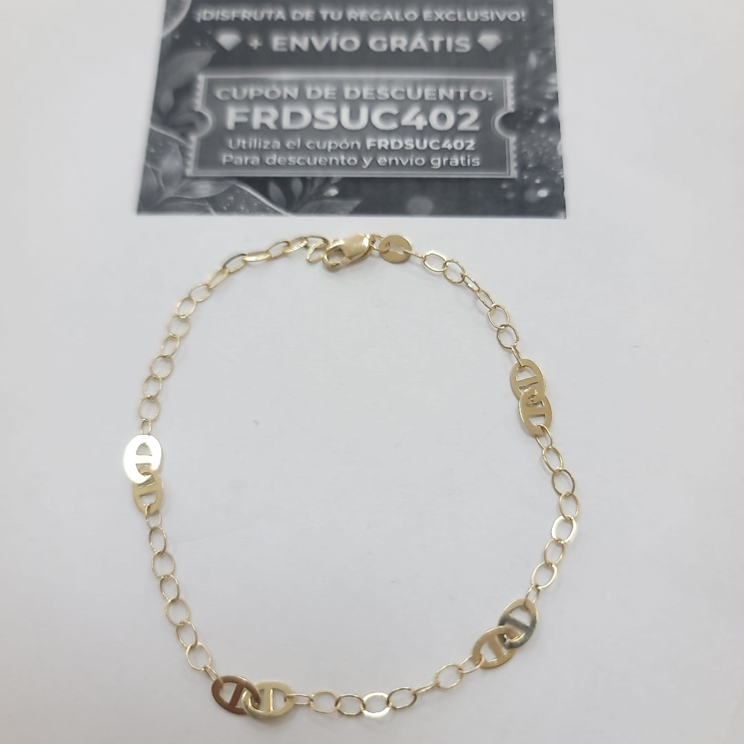 PULSERA ESPECIAL 14K 21 CM 1.8 GR (NUEVO)
