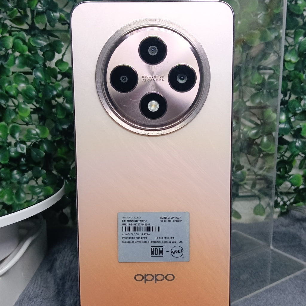CELULAR OPPO RENO 12F 5G CPH2637 256 GB 12 GB RAM (SEMINUEVO)