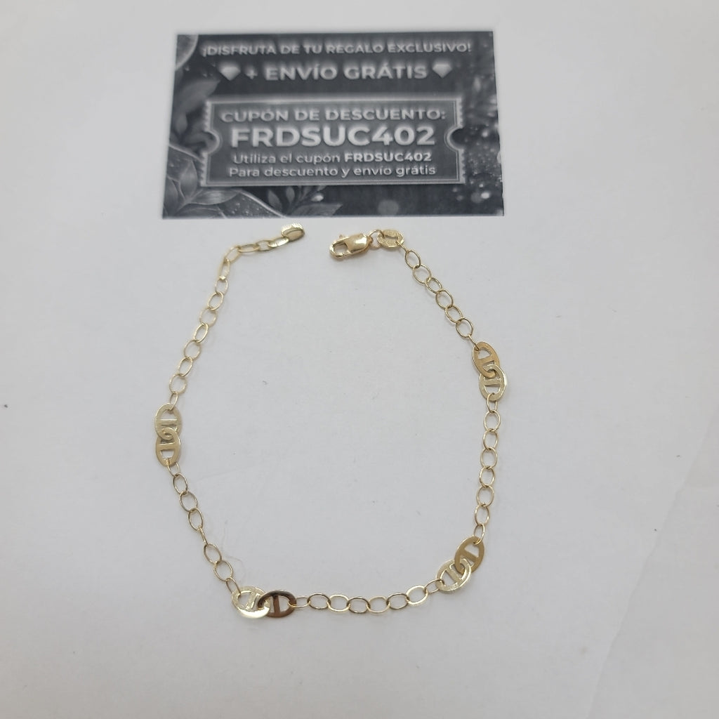 PULSERA ESPECIAL 14K 21 CM 1.8 GR (NUEVO)