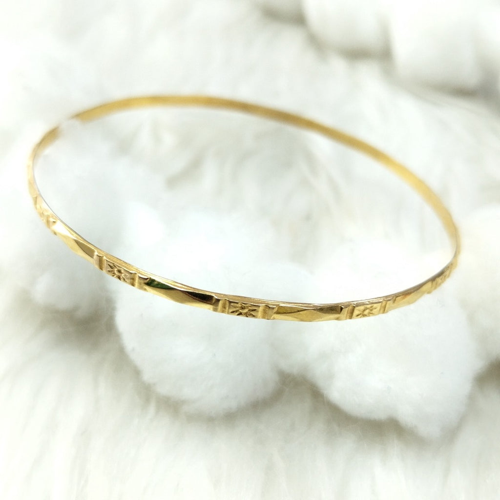 PULSERA RIGIDA ORO 14 K 3.3 GRMS (SEMINUEVO)