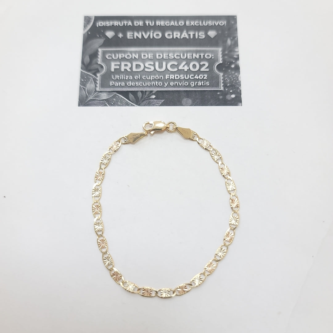 PULSERA GUCHI 14K 18 CM 2.8 GR (NUEVO)