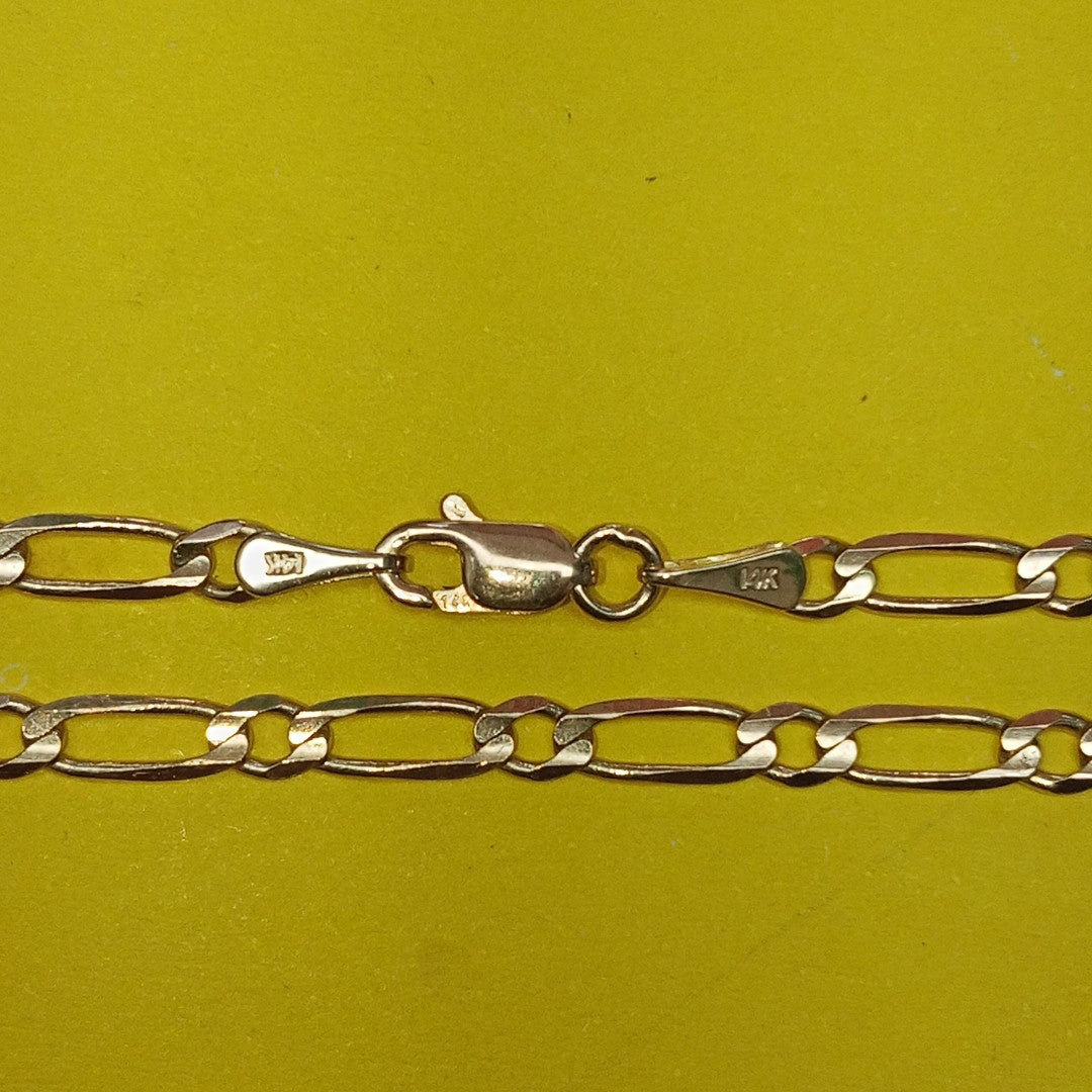 CADENAS 1X1 ORO 14K 55 CM 7.3 GR (NUEVO)