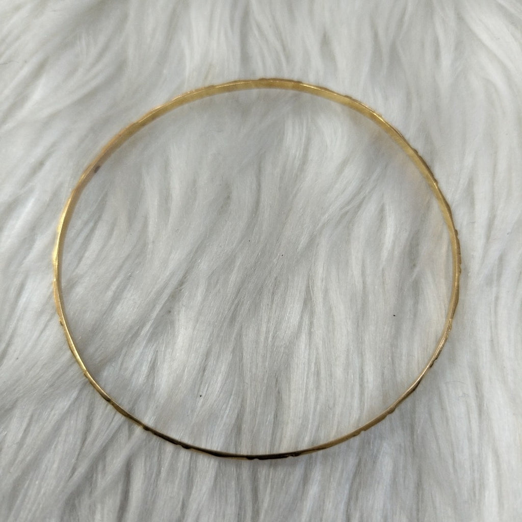 PULSERA RIGIDA ORO 14 K 3.3 GRMS (SEMINUEVO)