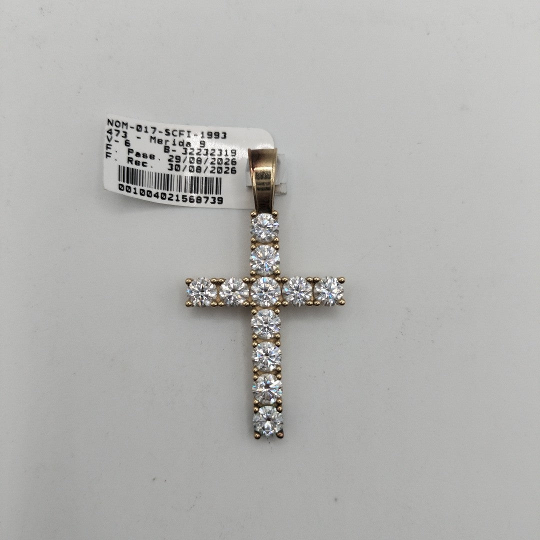 CRUZ,DIJE ORO 10 K 6,70 GRMS (SEMINUEVO)