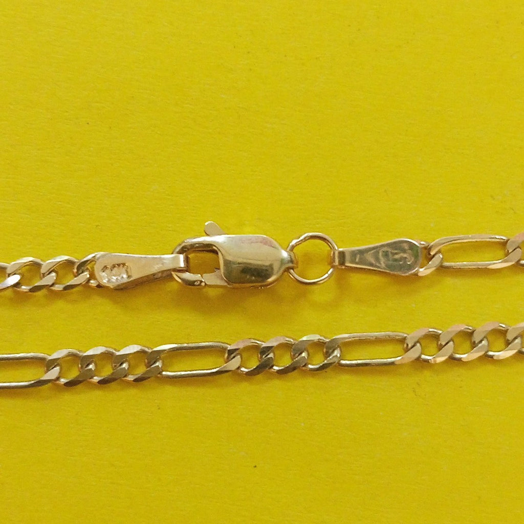 PULSERA TEJIDO 3X1 14K 21 CM 2.3 GR (NUEVO)