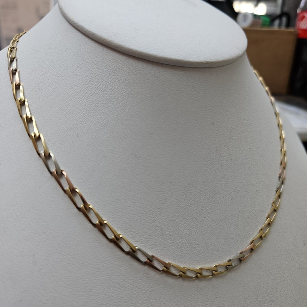 CADENA ORO,ORO COMBINADO 14 K 11,70 GRMS (SEMINUEVO)