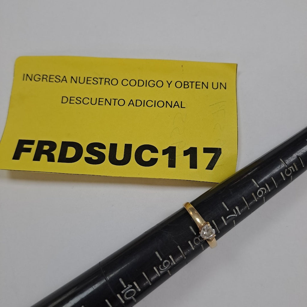 SOLITARIO ORO 10 K 1.7 GRMS (SEMINUEVO)