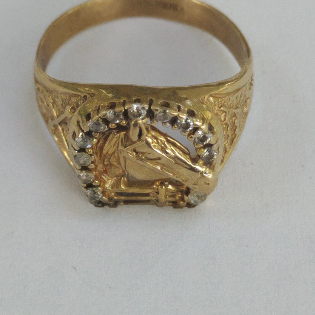 ANILLO ORO 10 K 5.1 GRMS (SEMINUEVO)
