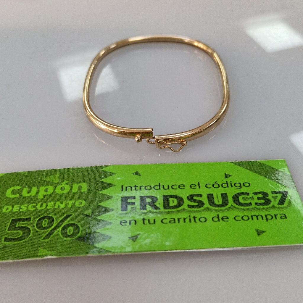 PULSERA RIGIDA ORO 14 K 6.5 GRMS (SEMINUEVO)