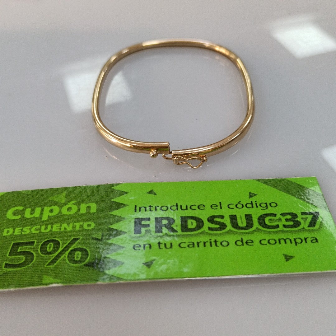 PULSERA RIGIDA ORO 14 K 6.5 GRMS (SEMINUEVO)